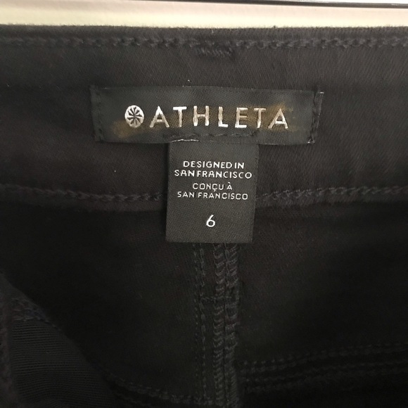 NWT Athleta Flex Ultra Skinny Black Denim Jean 6 - Picture 8 of 8